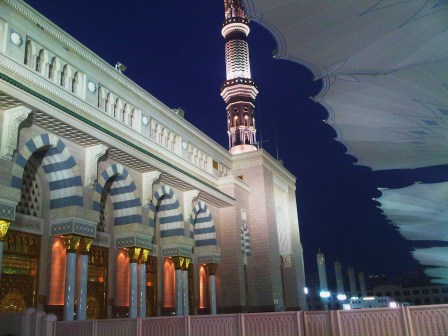 At dawn in Madinah.