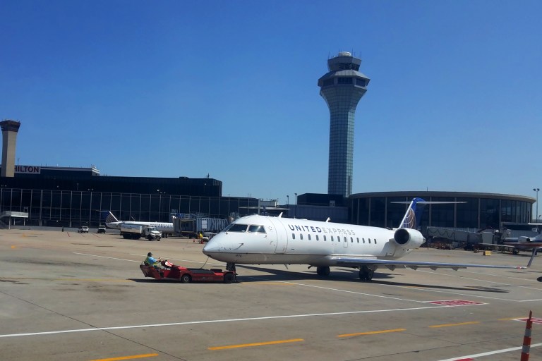 United ERJ-145 from Chicago O'Hare to Cedar Rapids.